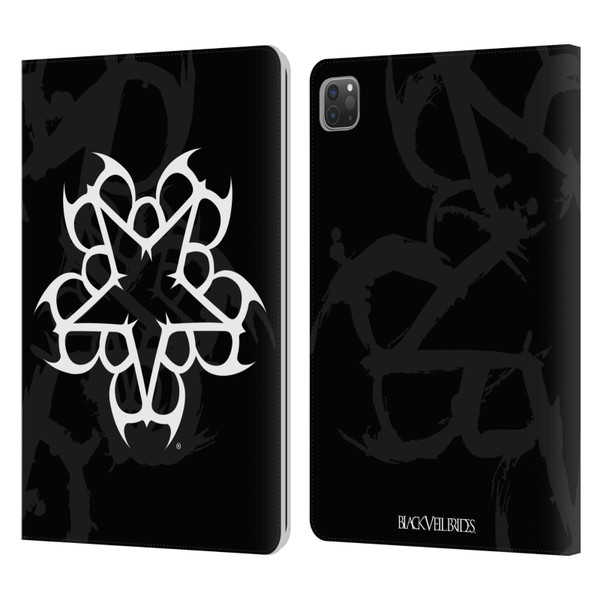 Black Veil Brides Band Art Logo Leather Book Wallet Case Cover For Apple iPad Pro 11 2020 / 2021 / 2022