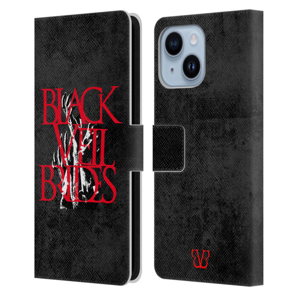 Black Veil Brides Band Art Zombie Hands Leather Book Wallet Case Cover For Apple iPhone 14 Plus