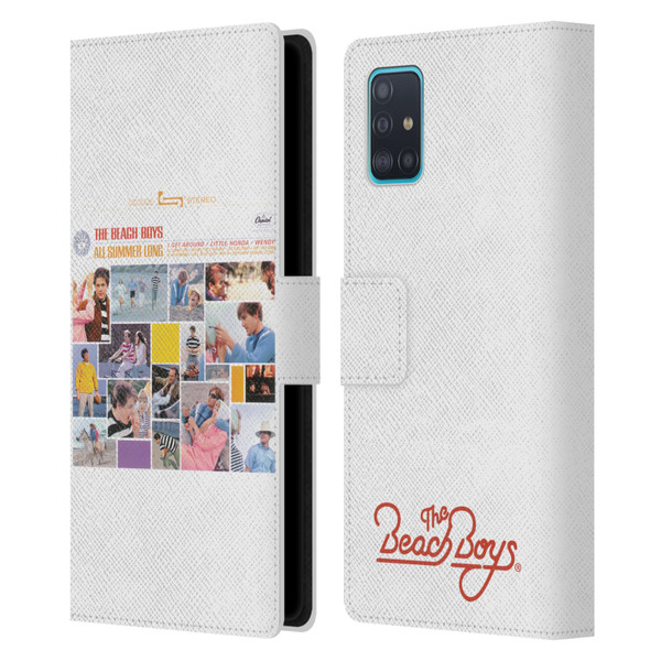 The Beach Boys Album Cover Art All Summer Long Leather Book Wallet Case Cover For Samsung Galaxy A51 (2019)