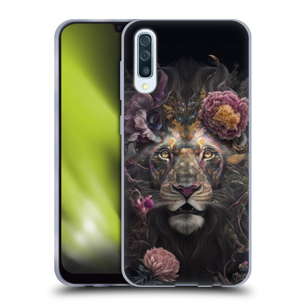 Spacescapes Floral Lions Pride Soft Gel Case for Samsung Galaxy A50/A30s (2019)