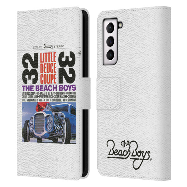 The Beach Boys Album Cover Art Little Deuce Coupe Leather Book Wallet Case Cover For Samsung Galaxy S21 5G