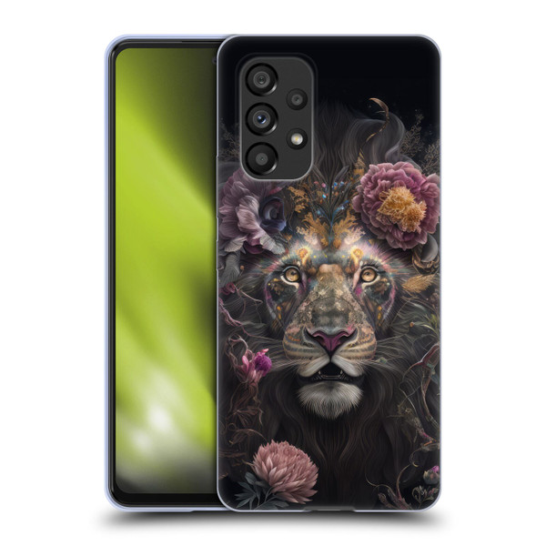 Spacescapes Floral Lions Pride Soft Gel Case for Samsung Galaxy A53 5G (2022)