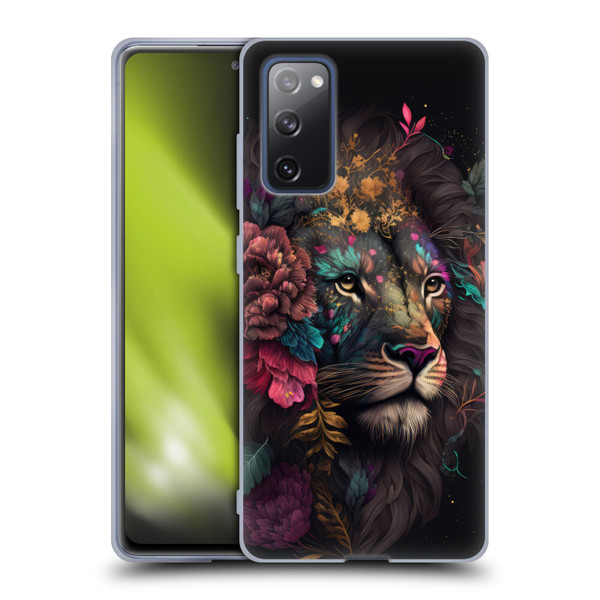 Spacescapes Floral Lions Ethereal Petals Soft Gel Case for Samsung Galaxy S20 FE / 5G