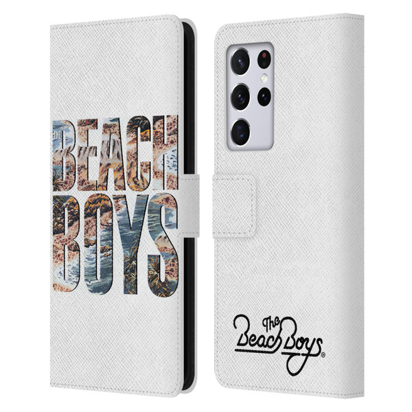 The Beach Boys Album Cover Art 1985 Logo Leather Book Wallet Case Cover For Samsung Galaxy S21 Ultra 5G