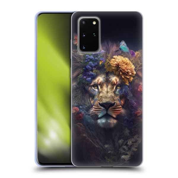 Spacescapes Floral Lions Flowering Pride Soft Gel Case for Samsung Galaxy S20+ / S20+ 5G