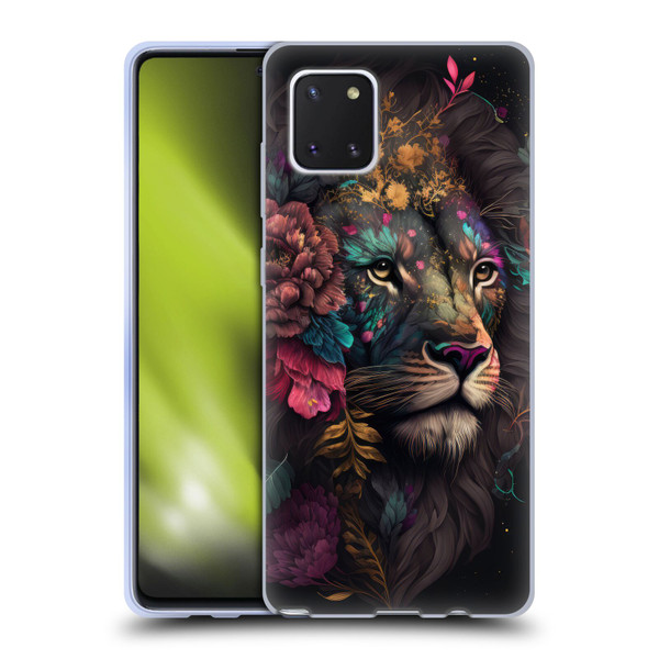 Spacescapes Floral Lions Ethereal Petals Soft Gel Case for Samsung Galaxy Note10 Lite