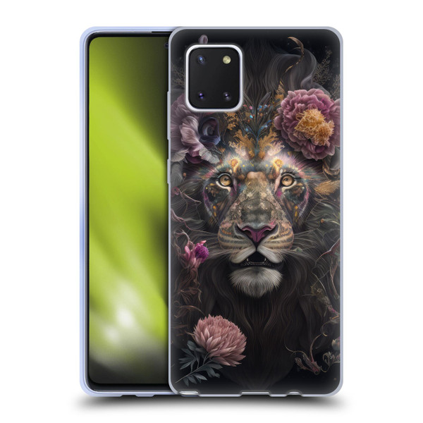 Spacescapes Floral Lions Pride Soft Gel Case for Samsung Galaxy Note10 Lite