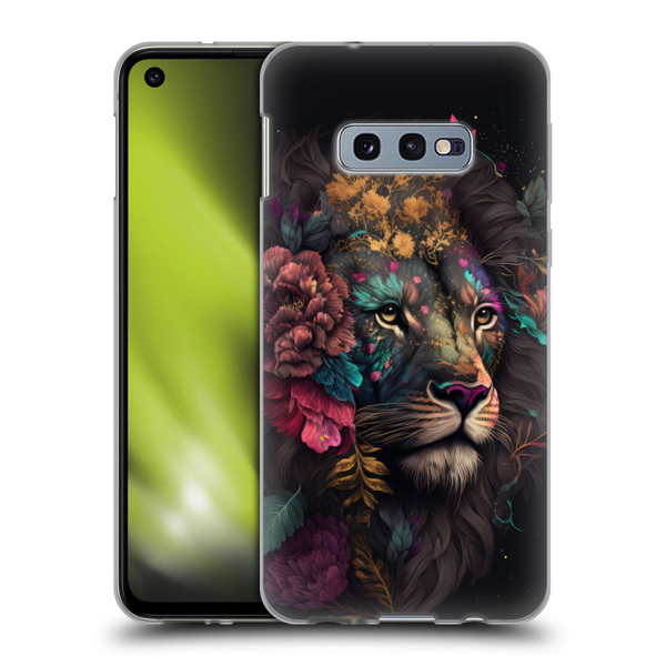 Spacescapes Floral Lions Ethereal Petals Soft Gel Case for Samsung Galaxy S10e
