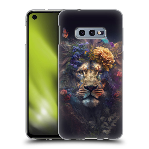 Spacescapes Floral Lions Flowering Pride Soft Gel Case for Samsung Galaxy S10e