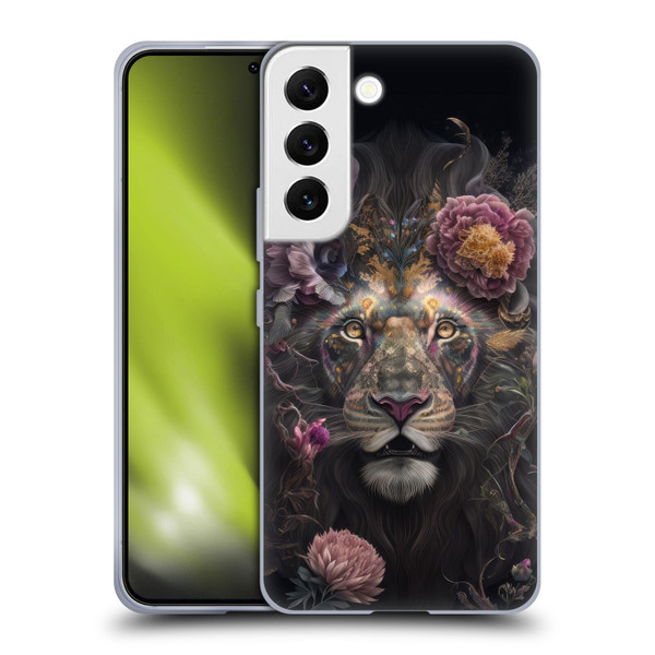 Spacescapes Floral Lions Pride Soft Gel Case for Samsung Galaxy S22 5G