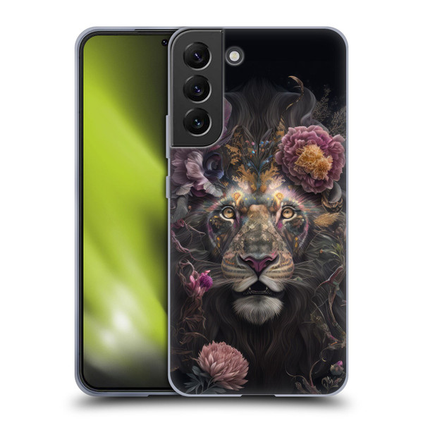 Spacescapes Floral Lions Pride Soft Gel Case for Samsung Galaxy S22+ 5G
