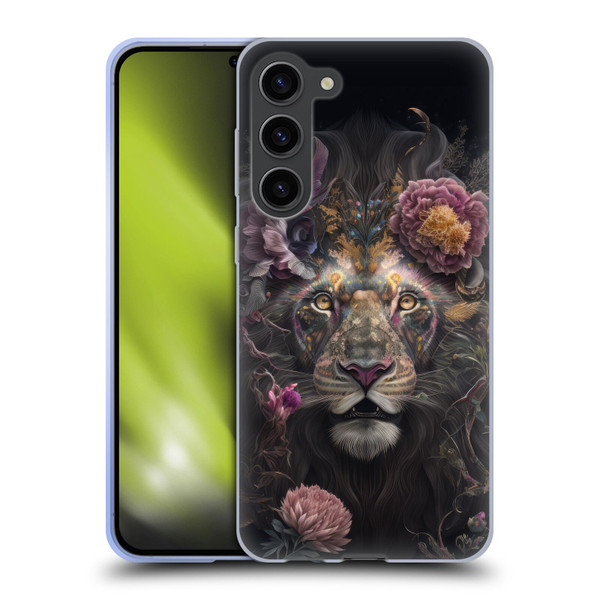 Spacescapes Floral Lions Pride Soft Gel Case for Samsung Galaxy S23+ 5G