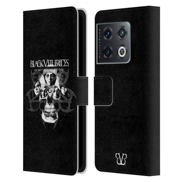 Black Veil Brides Band Art Skull Faces Leather Book Wallet Case Cover For OnePlus 10 Pro