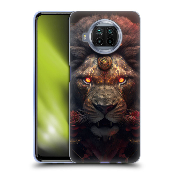 Spacescapes Floral Lions Crimson Pride Soft Gel Case for Xiaomi Mi 10T Lite 5G
