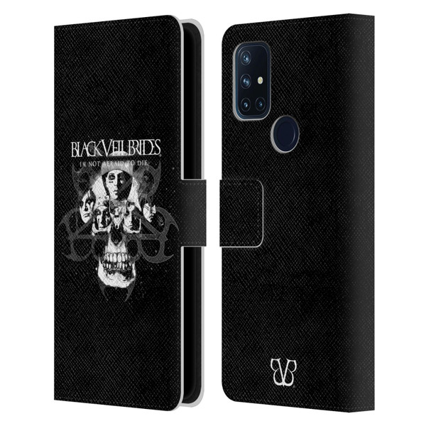 Black Veil Brides Band Art Skull Faces Leather Book Wallet Case Cover For OnePlus Nord N10 5G