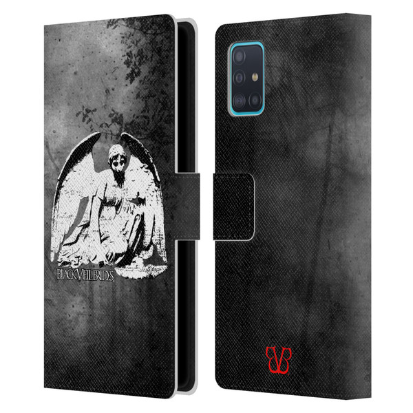 Black Veil Brides Band Art Angel Leather Book Wallet Case Cover For Samsung Galaxy A51 (2019)