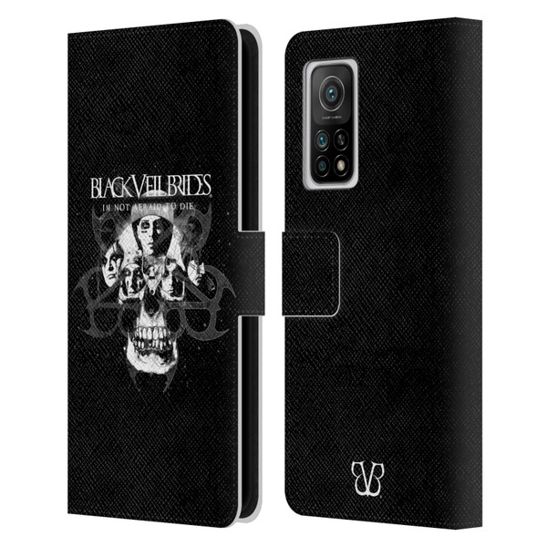 Black Veil Brides Band Art Skull Faces Leather Book Wallet Case Cover For Xiaomi Mi 10T 5G