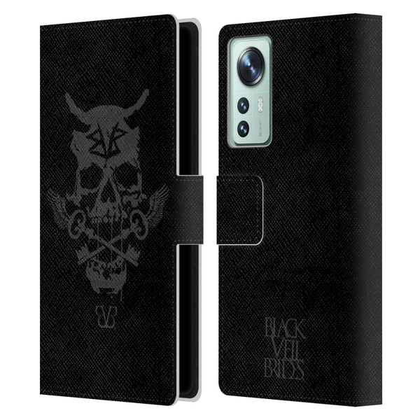 Black Veil Brides Band Art Skull Keys Leather Book Wallet Case Cover For Xiaomi 12