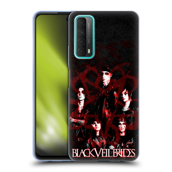 Black Veil Brides Band Members Group Soft Gel Case for Huawei P Smart (2021)