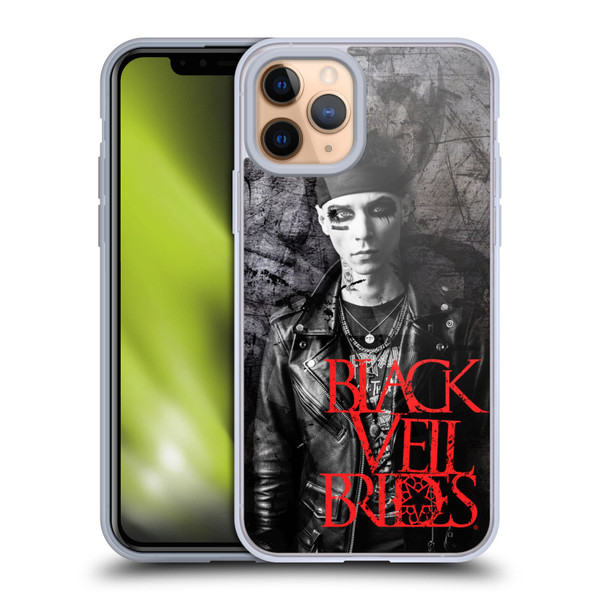 Black Veil Brides Band Members Andy Soft Gel Case for Apple iPhone 11 Pro