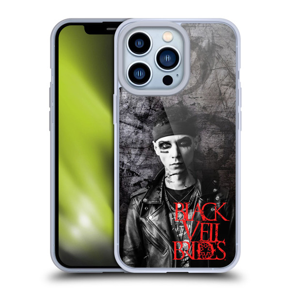 Black Veil Brides Band Members Andy Soft Gel Case for Apple iPhone 13 Pro
