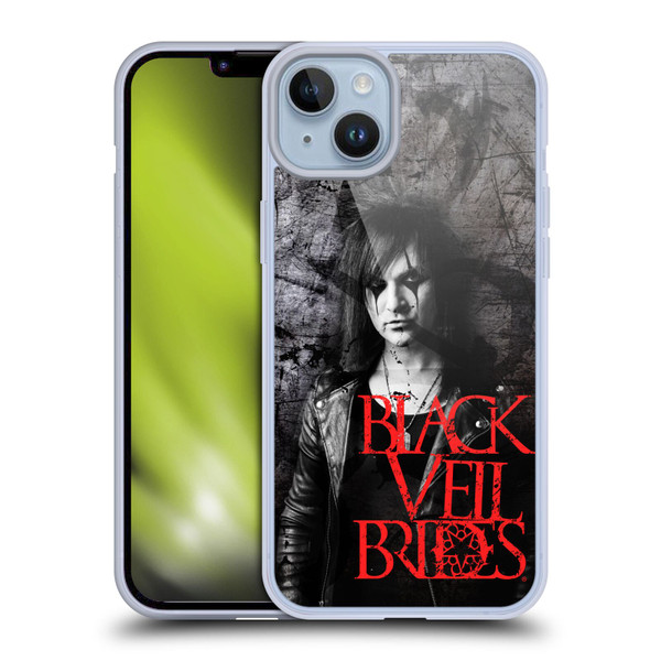 Black Veil Brides Band Members Jinxx Soft Gel Case for Apple iPhone 14 Plus