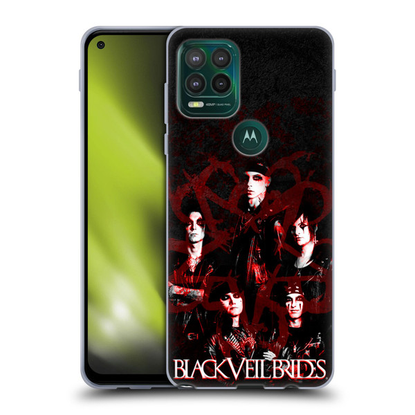 Black Veil Brides Band Members Group Soft Gel Case for Motorola Moto G Stylus 5G 2021