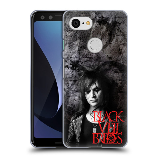 Black Veil Brides Band Members Jinxx Soft Gel Case for Google Pixel 3