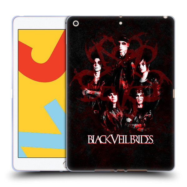 Black Veil Brides Band Members Group Soft Gel Case for Apple iPad 10.2 2019/2020/2021