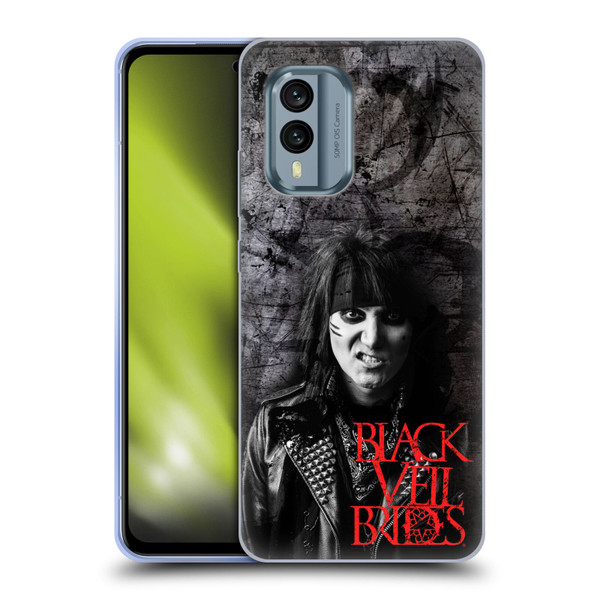 Black Veil Brides Band Members Ashley Soft Gel Case for Nokia X30