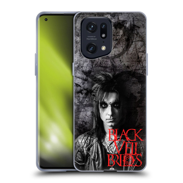 Black Veil Brides Band Members Jake Soft Gel Case for OPPO Find X5 Pro