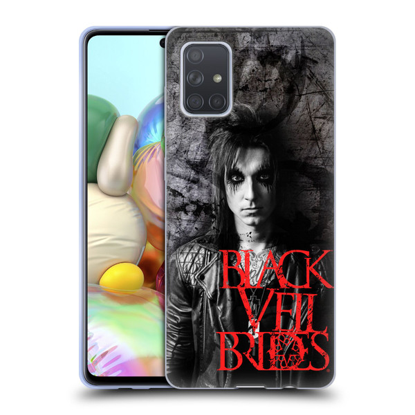 Black Veil Brides Band Members Jake Soft Gel Case for Samsung Galaxy A71 (2019)