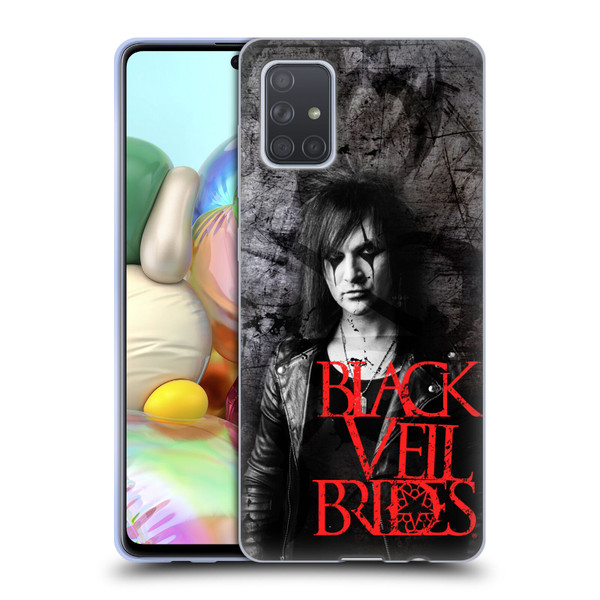 Black Veil Brides Band Members Jinxx Soft Gel Case for Samsung Galaxy A71 (2019)