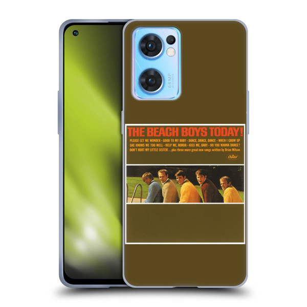 The Beach Boys Album Cover Art Today Soft Gel Case for OPPO Reno7 5G / Find X5 Lite