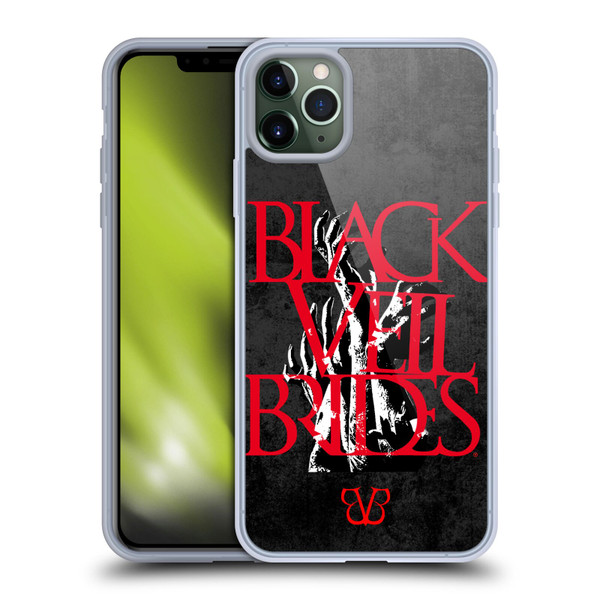 Black Veil Brides Band Art Zombie Hands Soft Gel Case for Apple iPhone 11 Pro Max