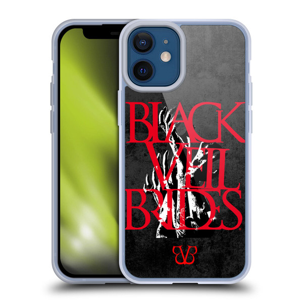 Black Veil Brides Band Art Zombie Hands Soft Gel Case for Apple iPhone 12 Mini