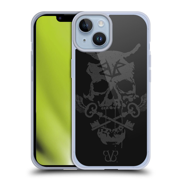 Black Veil Brides Band Art Skull Keys Soft Gel Case for Apple iPhone 14