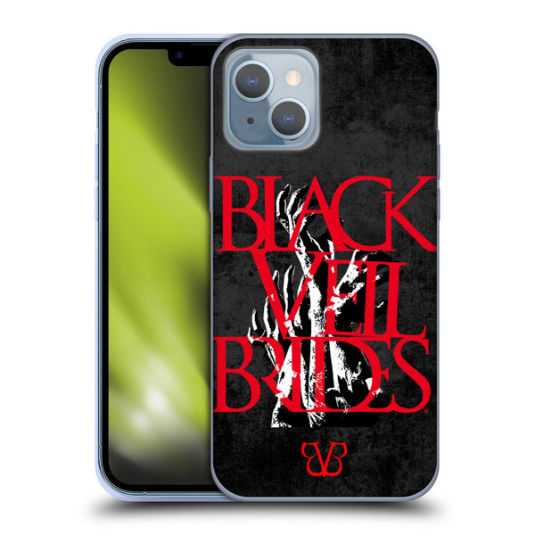 Black Veil Brides Band Art Zombie Hands Soft Gel Case for Apple iPhone 14