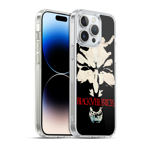 Black Veil Brides Band Art Devil Art Soft Gel Case for Apple iPhone 14 Pro Max & MagSafe