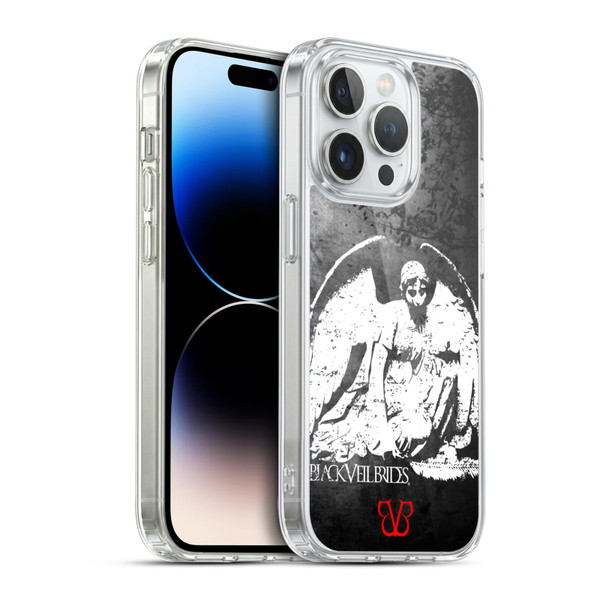 Black Veil Brides Band Art Angel Soft Gel Case for Apple iPhone 14 Pro & MagSafe
