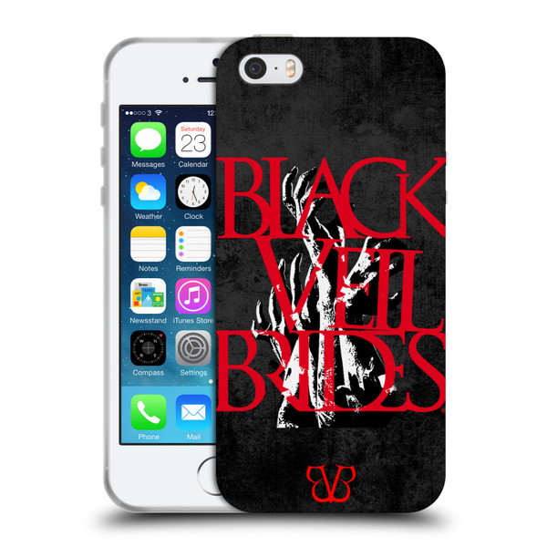 Black Veil Brides Band Art Zombie Hands Soft Gel Case for Apple iPhone 5 / 5s / iPhone SE 2016