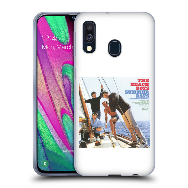 The Beach Boys Album Cover Art Summer Days and Nights Soft Gel Case for Samsung Galaxy A40 (2019)