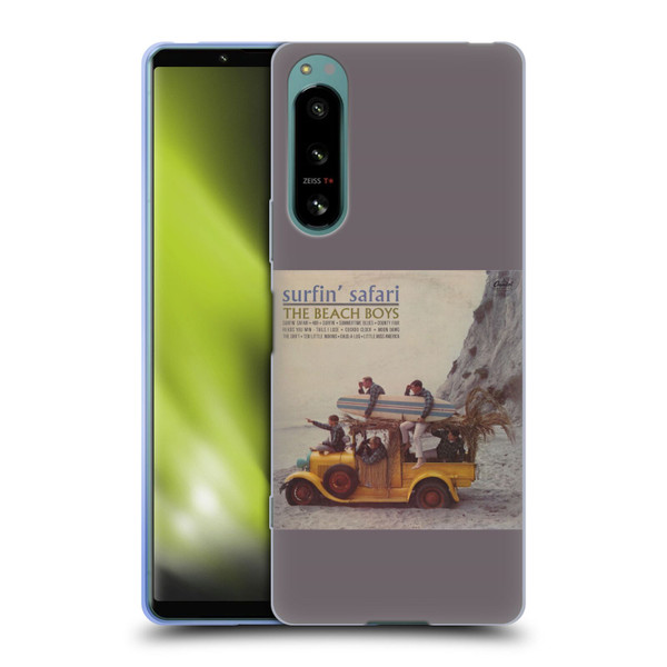 The Beach Boys Album Cover Art Surfin Safari Soft Gel Case for Sony Xperia 5 IV