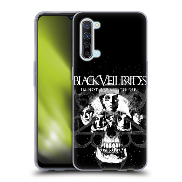 Black Veil Brides Band Art Skull Faces Soft Gel Case for OPPO Find X2 Lite 5G