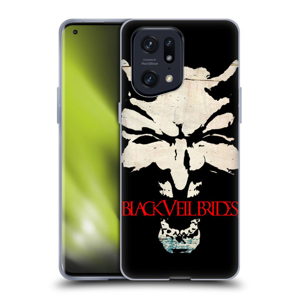 Black Veil Brides Band Art Devil Art Soft Gel Case for OPPO Find X5 Pro