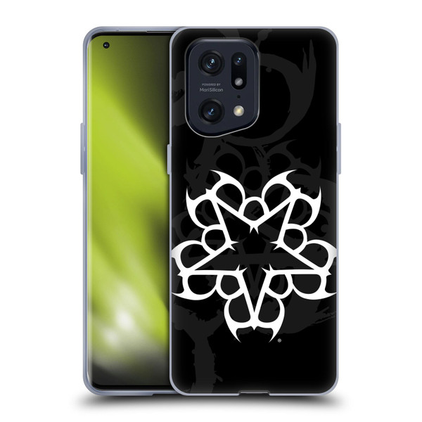 Black Veil Brides Band Art Logo Soft Gel Case for OPPO Find X5 Pro