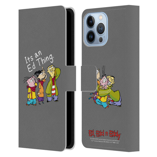 Ed, Edd, n Eddy Graphics It's An Ed Thing Leather Book Wallet Case Cover For Apple iPhone 13 Pro Max