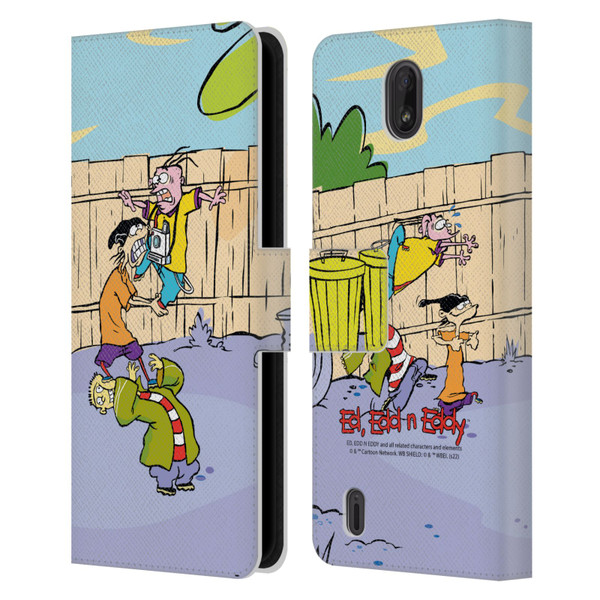 Ed, Edd, n Eddy Graphics Characters Leather Book Wallet Case Cover For Nokia C01 Plus/C1 2nd Edition