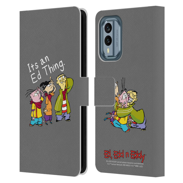 Ed, Edd, n Eddy Graphics It's An Ed Thing Leather Book Wallet Case Cover For Nokia X30