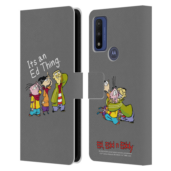 Ed, Edd, n Eddy Graphics It's An Ed Thing Leather Book Wallet Case Cover For Motorola G Pure